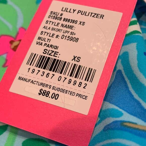 SALE Lilly Pulitzer Luxletic Aila Skort XS NWT - Picture 7 of 8